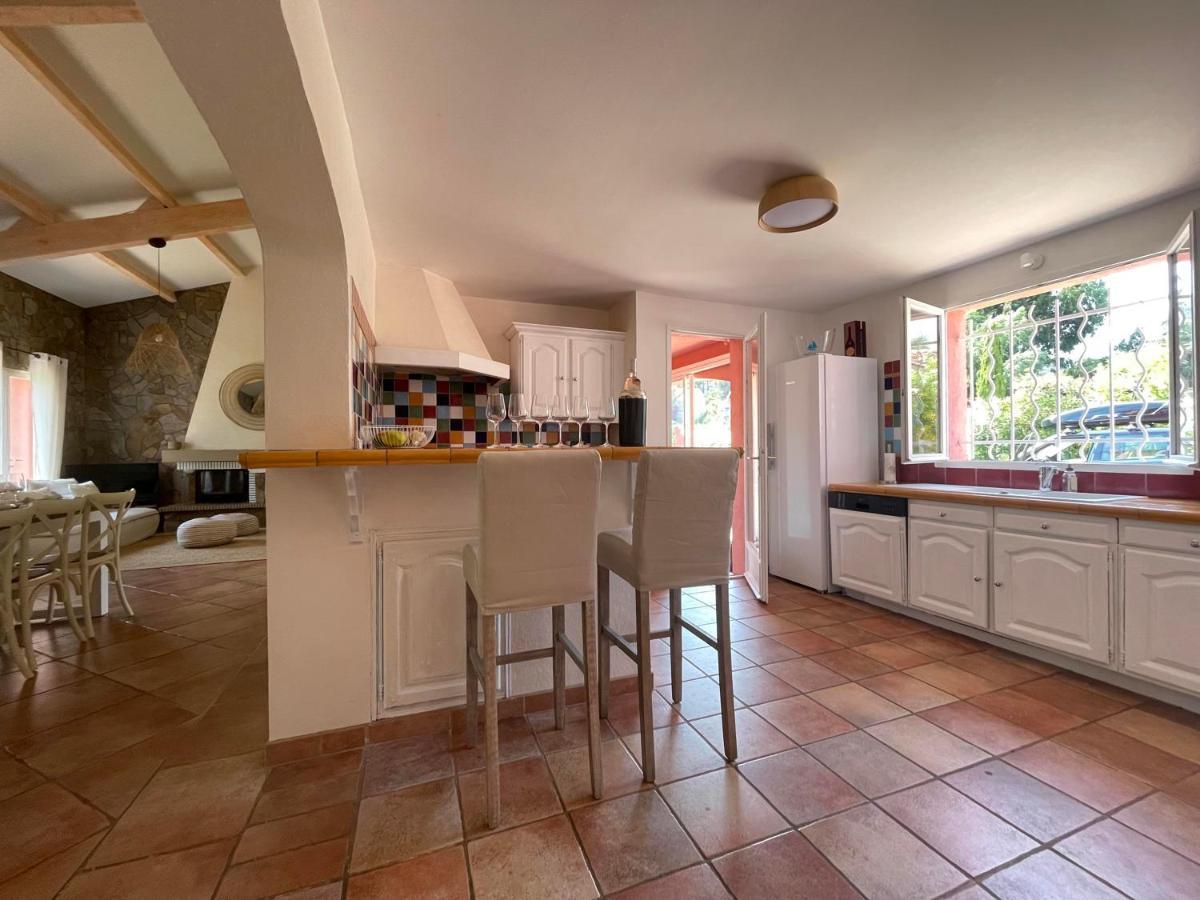 Fantastic Pool Villa 900M To The Beach; With Extravagant Big Garden Sainte-Maxime Bagian luar foto